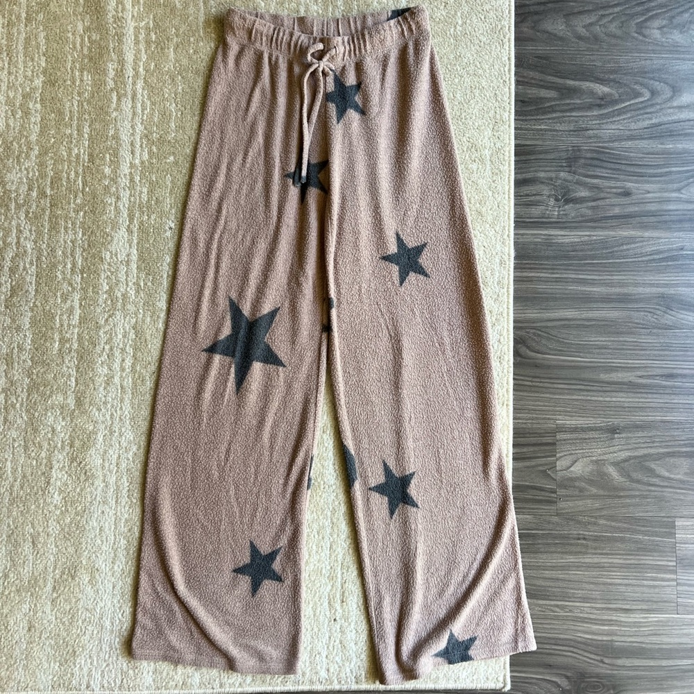 12th Tribe Cozy Star Print Lounge Pants
